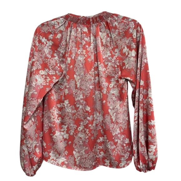 NWT Evereve Keira Smocked Neck Blouse - Size XS - Picture 5 of 9